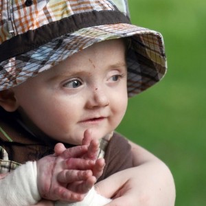 Jackson on the morning of his first round of chemo.